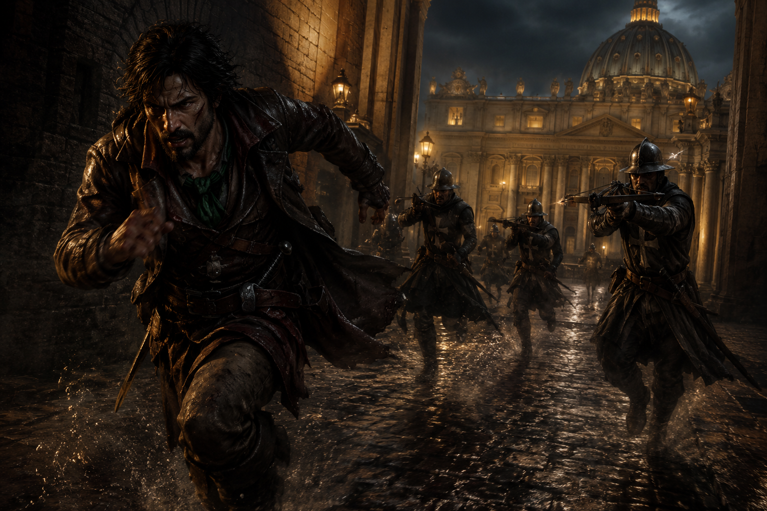 Cedric's vlucht van Vaticaanstad